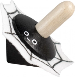 Detoa dřevěná káča s plstí Pavouk