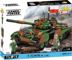 Stavebnice COBI T-72M1R tank 1:35 (PL/UA) – 724 dílků