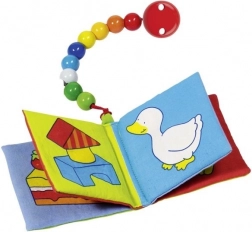 Heimess bavlněná šustící knížka s pískátkem