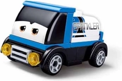 Sluban natahovací autíčko Modrá cisterna s očima