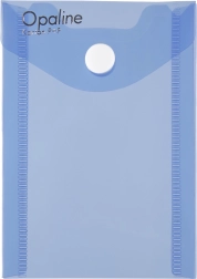 Psaníčko s drukem A7 na výšku Opaline modrá