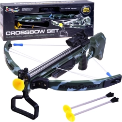 Dětská kuše s laserovým zaměřovačem a přísavkovými šípy