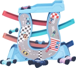 Autodráha s rampami a 4 mini auty