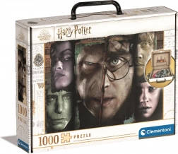Puzzle v kufříku Harry Potter: tváře kouzelníků 1000 dílků