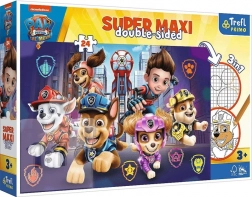 Puzzle Super Maxi 24 – PAW PATROL: THE MOVIE, oboustranné vybarvovací
