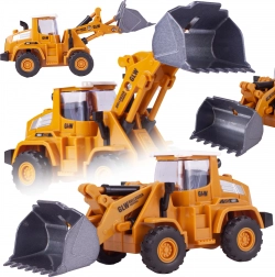 kovový bagr nakladač s ručním frikčním pohonem