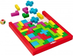 Dřevěná skládačka Puzzle Tetris
