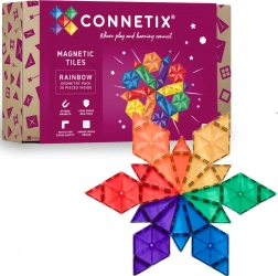 Connetix Rainbow Geometry Pack magnetické stavebnice 30 dílů