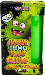 Tuban Jiggle Slime Fluo Glow zelený svítící ve tmě 430 g