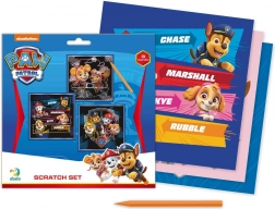 Škrabací obrázky tlapková patrola hrdinové 21 × 21 cm