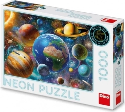 Puzzle Neonové Planety 1000 Dílků Dino