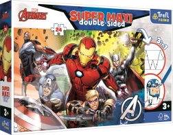 Puzzle super maxi oboustranné 24 dílků – MARVEL AVENGERS