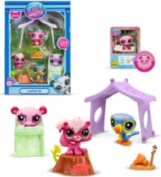 Sada 3 figurek Littlest Pet Shop Camping