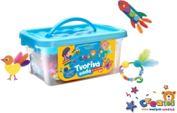 Tvořivá sada v plastovém boxu 26 × 12 cm