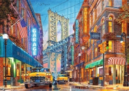 TREFL Puzzle Premium Plus: Výhled na most v Manhattanu 500 dílků