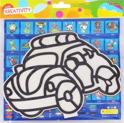 Kreativní set pro děti – dřevěný obrázek s kuličkovou modelínou