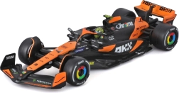 Kovový model bburago 1:43 mclaren mcl38 2024 #4 lando norris s pilotem v prezentační krabičce