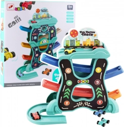 Vzdělávací autodráha se sjezdy na třech úrovních