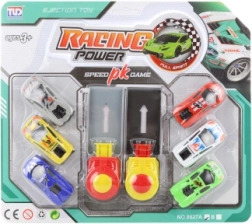 Sada sportovních aut s vystřelovačkou