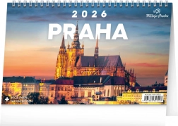 Stolní kalendář Praha 2026