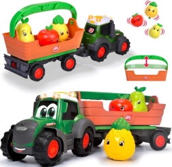 Interaktivní traktor Fendt s odnímatelným přívěsem a ovocem
