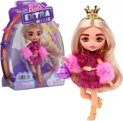 Barbie Extra Minis v růžových šatech