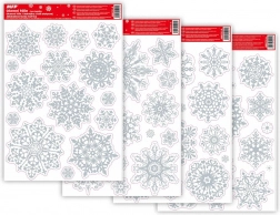 Vánoční okenní fólie s glitrem 20x30cm