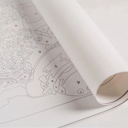 Malování podle čísel pro děti 30 × 30 cm s rámem