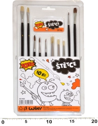 Sada štětců pro malování - 10 ks