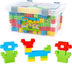 Stavebnice v kufříku 174 dílků