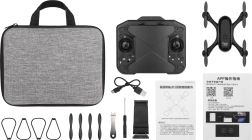 Skládací dron do ovladače s wi‑fi kamerou 720p a dálkovým ovládáním