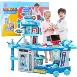 Lékařský kufřík 2v1 – nemocnice v kufříku se světly a zvuky