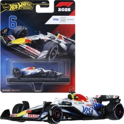 Hot Wheels Premium formule 1 bolid 2025 Visa Cash App Racing Bulls Isack Hadjar #6 - 1 kus
