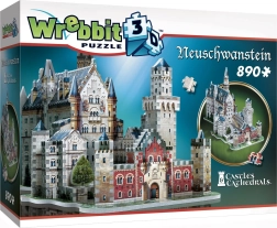 WREBBIT 3D puzzle zámek Neuschwanstein – 890 dílků