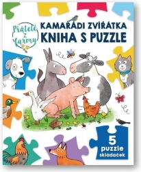 Kniha s puzzle: kamarádi zvířátka