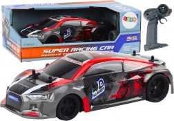 rc auto 1:18 s gumovými pneu a driftem – červené