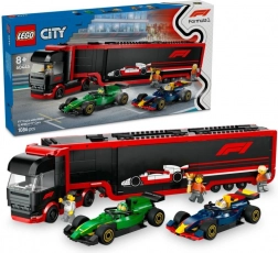 LEGO® City 60445 Kamion F1® s vozy F1® RB20 a AMR24