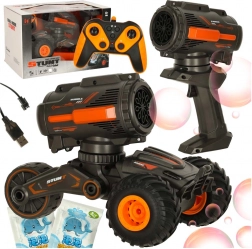 Rc kaskadérské auto s bublinkovačem na dálkové ovládání