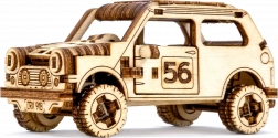 Dřevěné 3D puzzle – rallye auto