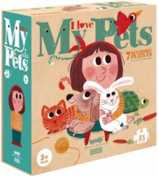 LONDJI Puzzle Všichni moji mazlíčci