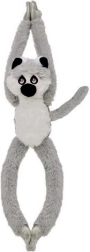 Plyšový lemur na zavěšení se suchými zipy 45 cm