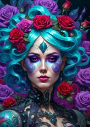 Puzzle Gotické květiny 1000 dílků