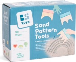 Dřevěné nástroje na tvorbu vzorů v písku - 3 ks