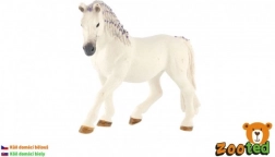 Kůň bělouš s fialovým hřebenem