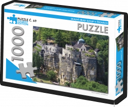 Turistické Puzzle Skalní hrad Sloup v Čechách 1000 dílků