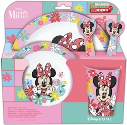 Plastová jídelní sada MINNIE, 5 ks