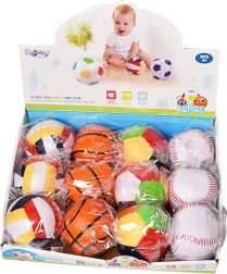 Míček SPORTO různé druhy 10 cm