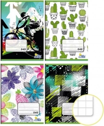 Školní sešit A5 čtverečkovaný Teenage mix