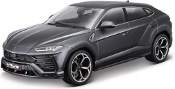 Bburago Lamborghini Urus kovový model 1:18 plus, metalická šedá