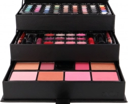 kozmetický kufřík zmile beauty case black s kompletní makeup výbavou